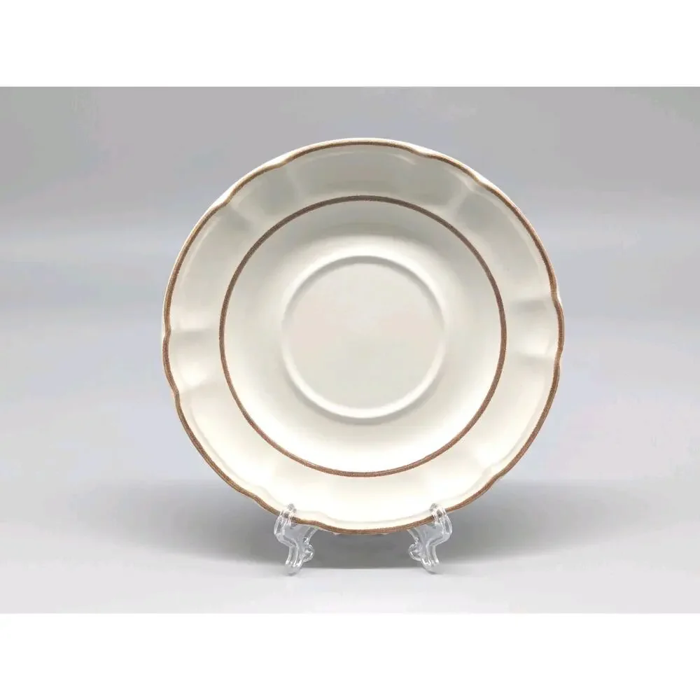 Vintage Cumberland Stoneware Mayblossom Coffee Tea Cup & Saucer Plate Set Of 2